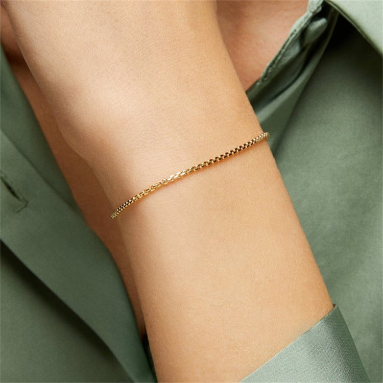 Luxe Box Link Gold Bracelet