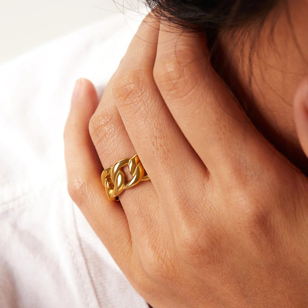 Luxe Ketting Gouden Ring