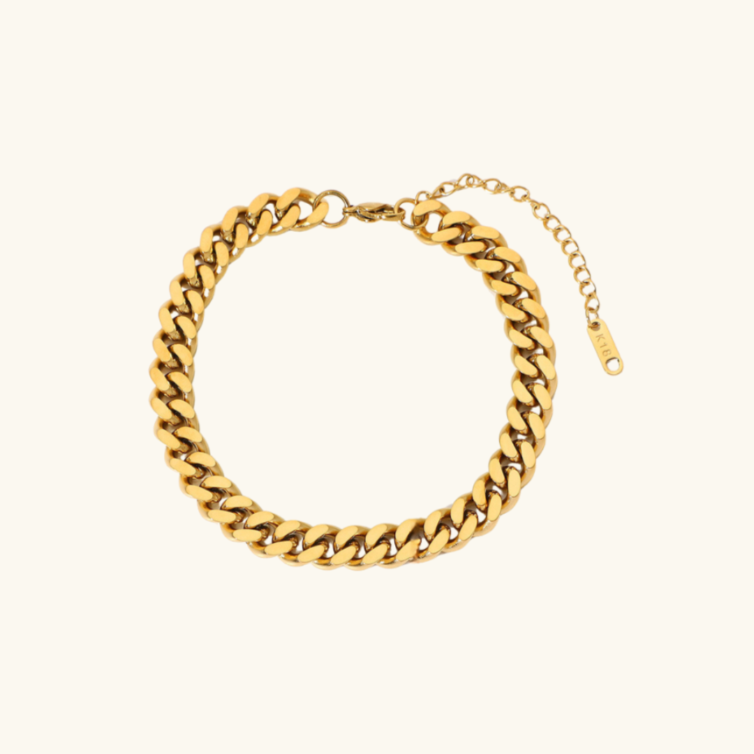 Luxe Cuban Link Gold Anklet