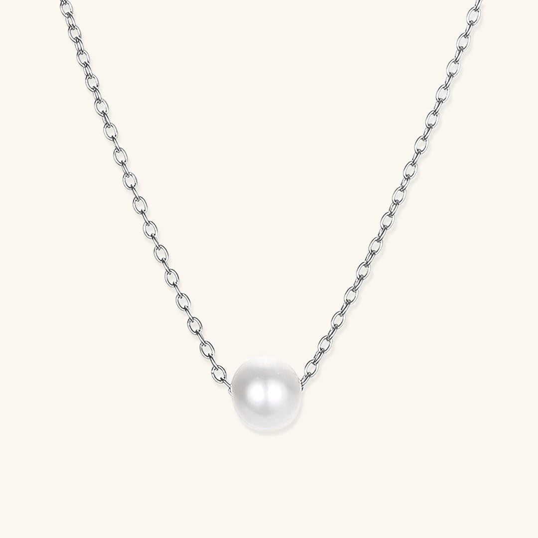 Collier à une seule perle Céleste