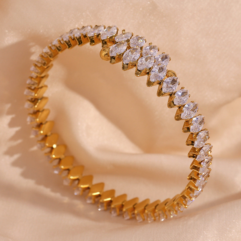 Marielle Crystal Bangle