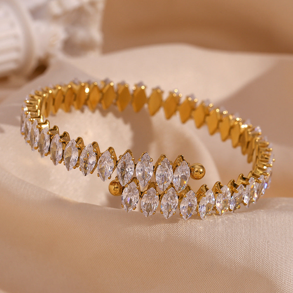 Marielle Crystal Bangle