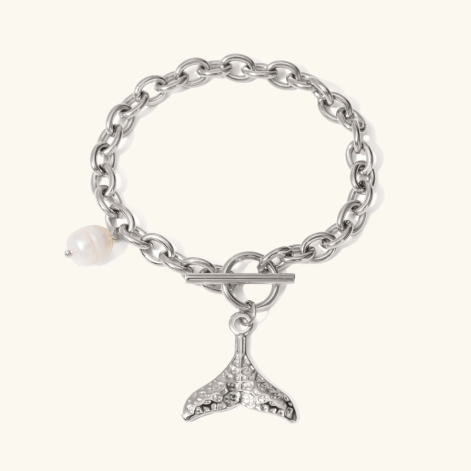 Nautica Charm Pearl Bracelet