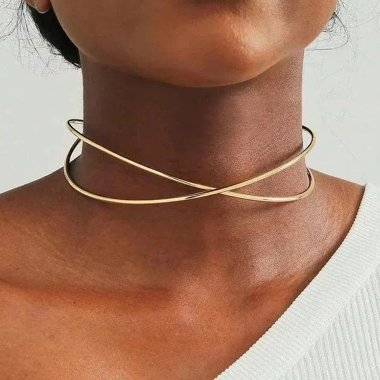 Nexus Open-Ended Gold Choker