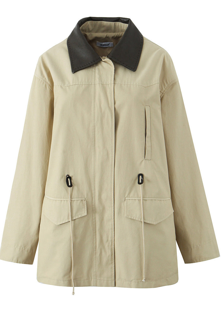 Arden - Contrast Collar Utility Jacket