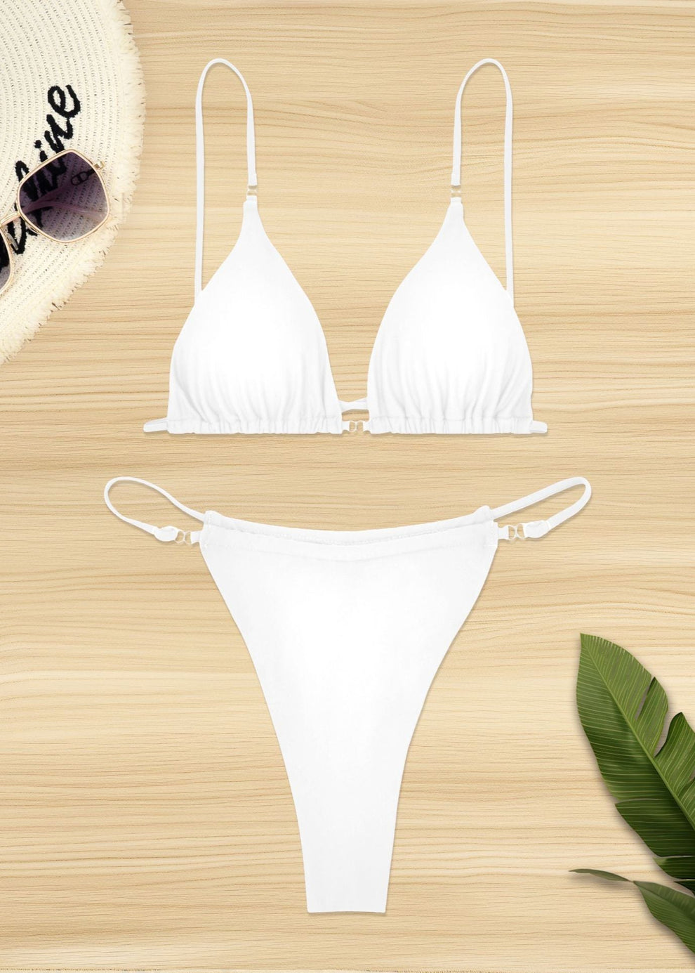 Eclipse Curve - Minimalist Cutout Bikini Set