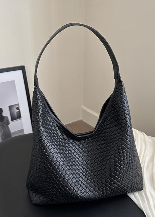 Sac à bandoulière hobo en texture tissée