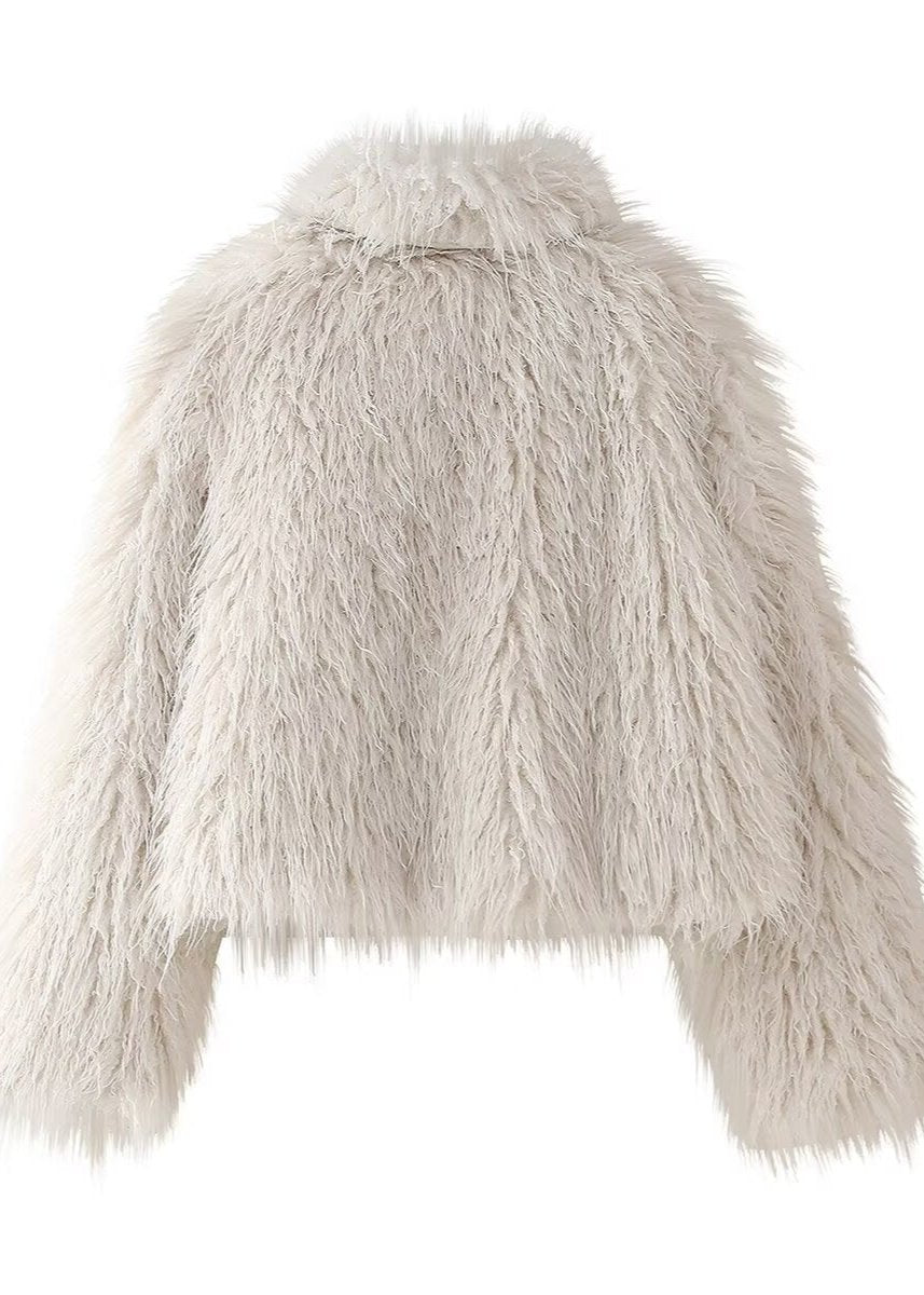 Veste en fausse shearling de luxe