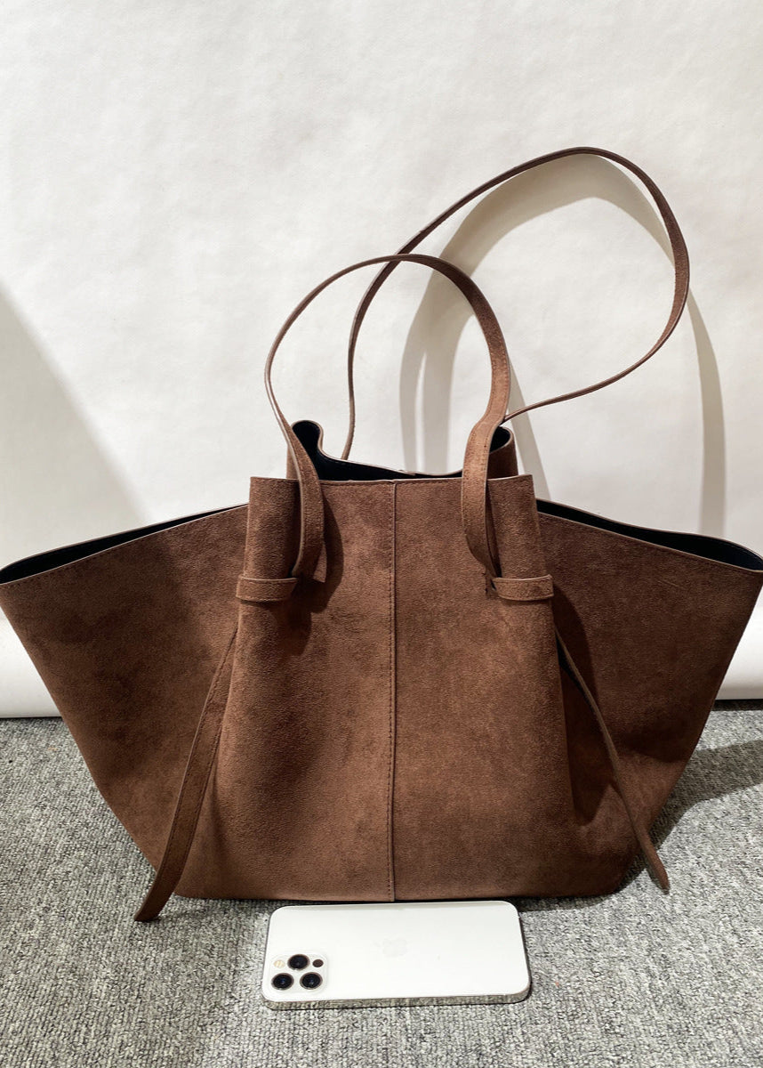 Luxe Suede Tote Bag