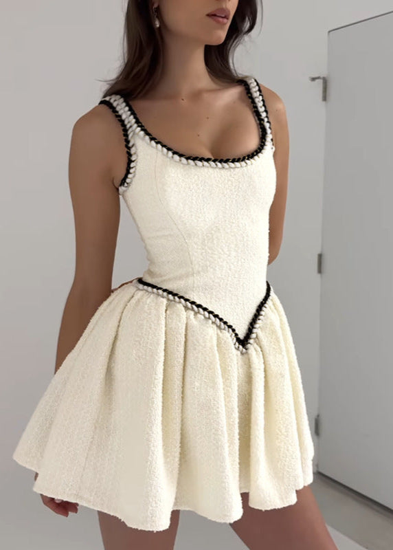 Textured Corset Mini Dress