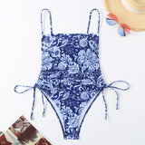 Amara Floral Pattern Swimsuit - VibeSoothe