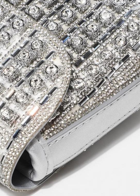 Celeste - Rhinestone Crystal Evening Clutch