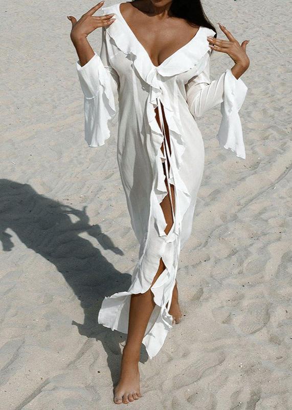 Coastal Elegance Maxi Cover-Up