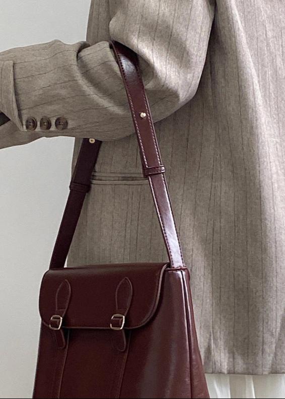 Retro-Style Shoulder Messenger Bag