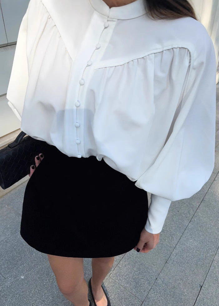 Regal Poise - Balloon Sleeve Blouse