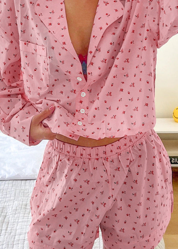 Rosie - Floral Cotton Pajama Set