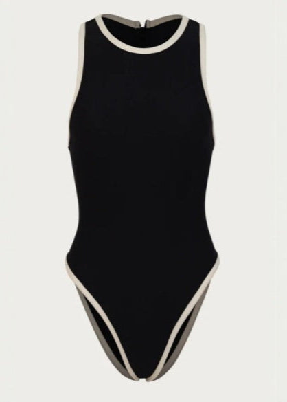 Verona - Contrast Trim One-Piece Swimsuit