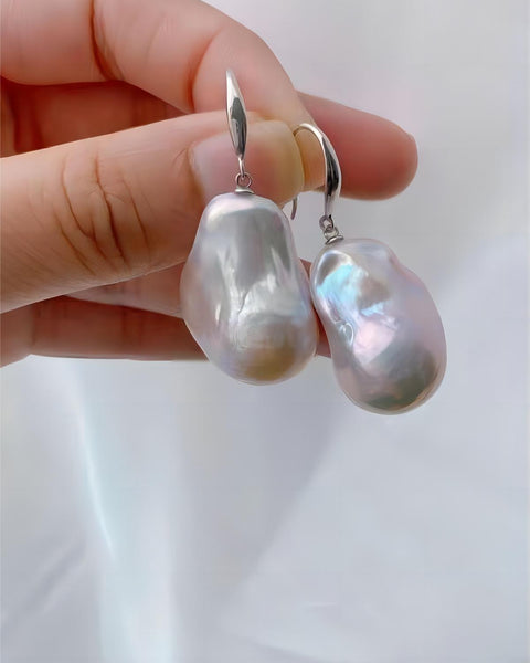 Baroque pearl earrings - VibeSoothe