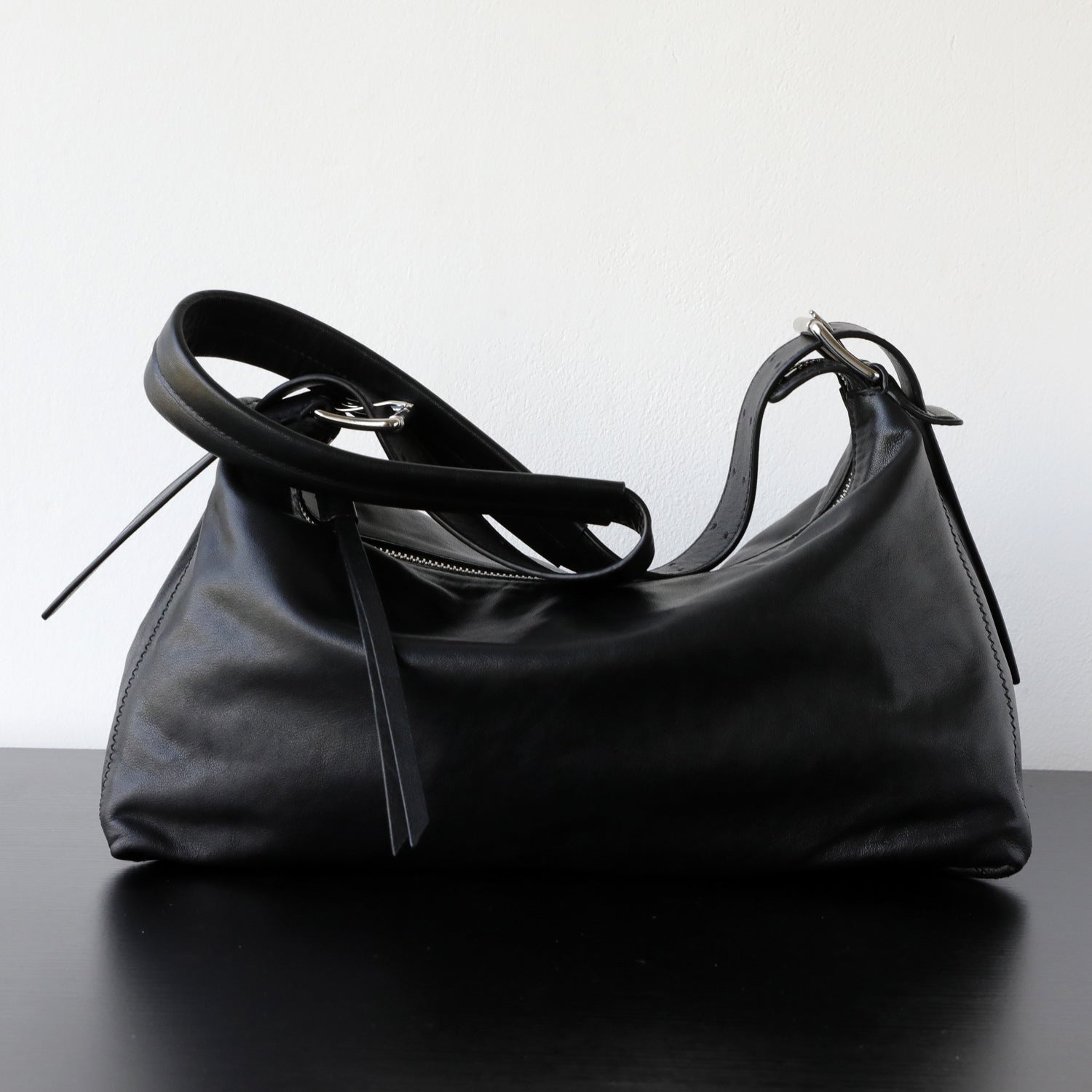 Lydia - Classic Brown Leather Shoulder Bag