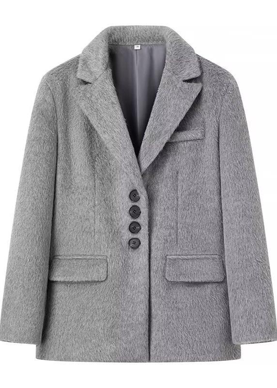 Ivy - Overmaatse Textuur Wol Blazer