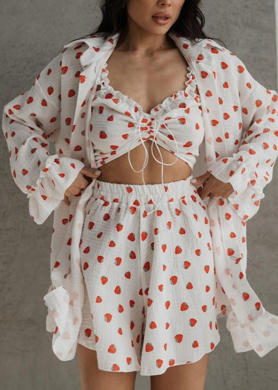 Amora - Heart Print Lounge Set