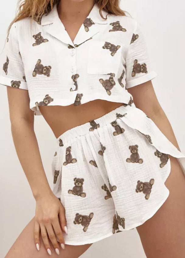 Teddy - Two-Piece Cropped Lounge Set