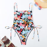 Amara Floral Pattern Swimsuit - VibeSoothe