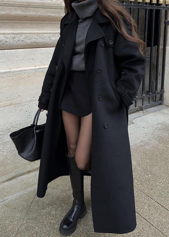 Eleanor - Classic Double-Breasted Overcoat