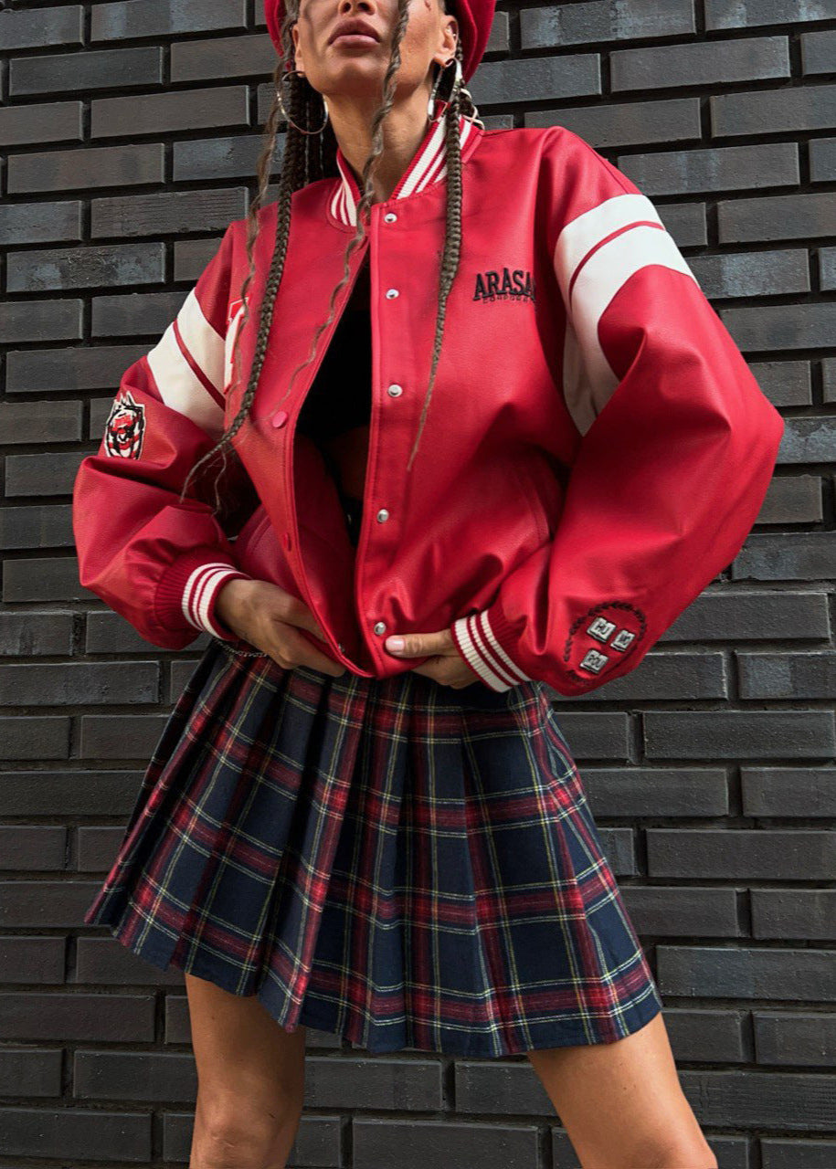 Retro Varsity Bomber Jacket