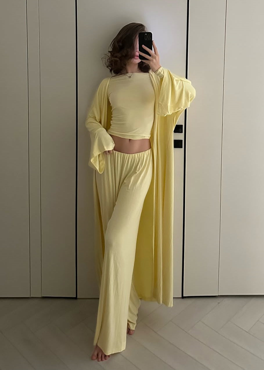 Sunrise - Three-Piece Jersey Lounge Set