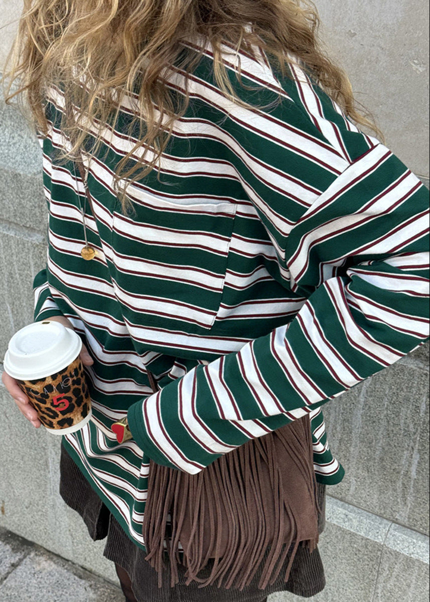 Striped Bliss Oversized Long Sleeve