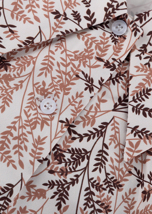 Willow Fern Dress – Puff Sleeve A-Line with Embroidered Hem