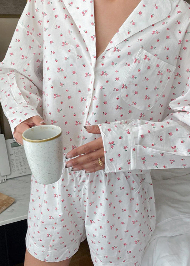 Rosie - Floral Cotton Pajama Set