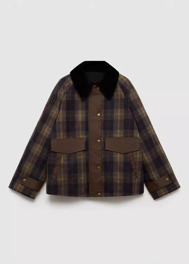 Rustic Plaid Field Jacket