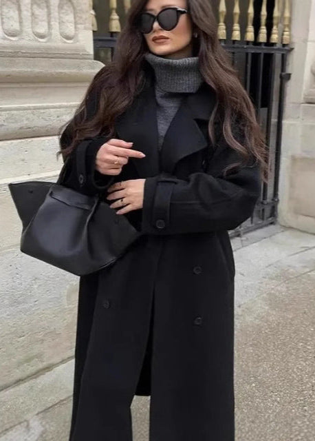 Eleanor - Classic Double-Breasted Overcoat