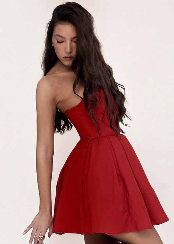 Scarlet Classic Strapless Mini Dress