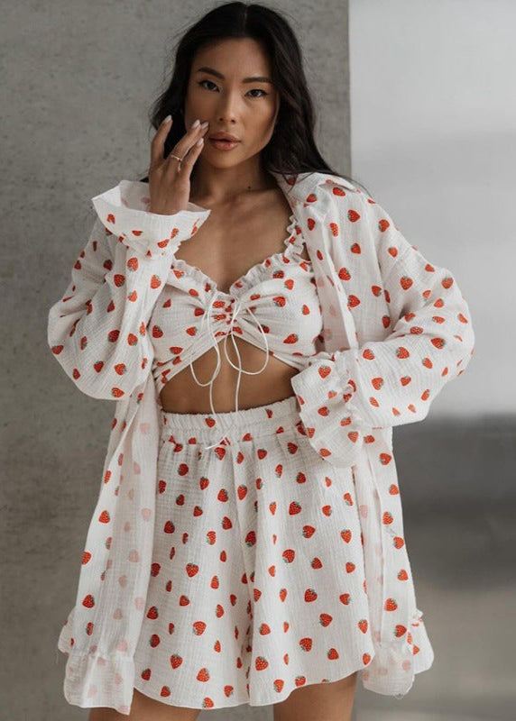 Amora - Heart Print Lounge Set