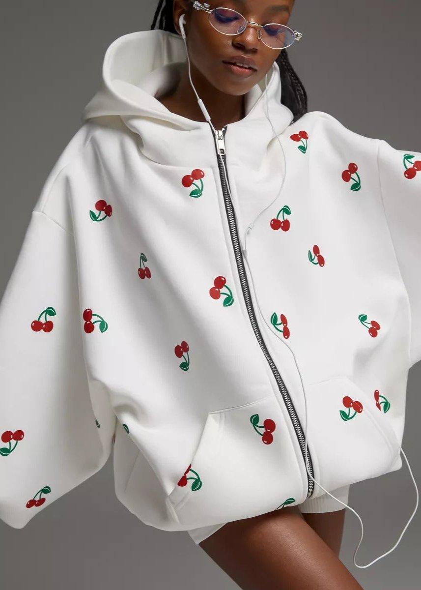 Cherry Bliss Oversized Hoodie