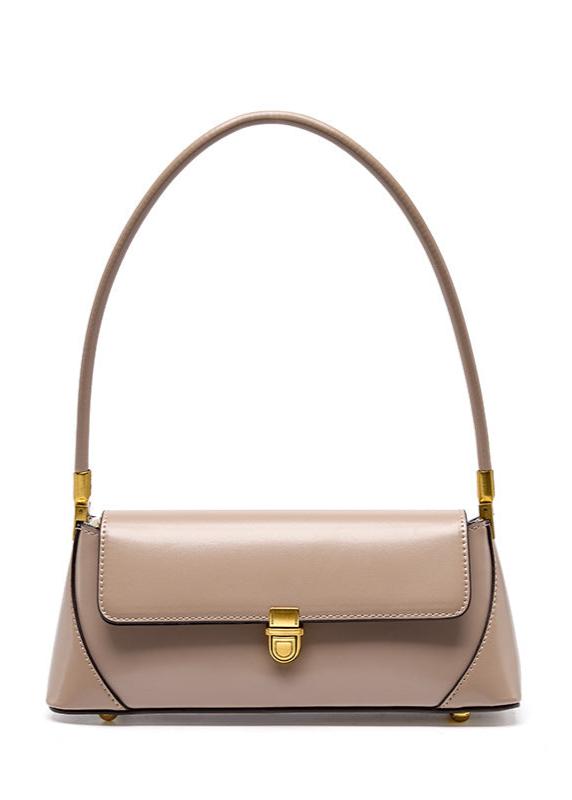 French-Elegance Leather Shoulder Bag