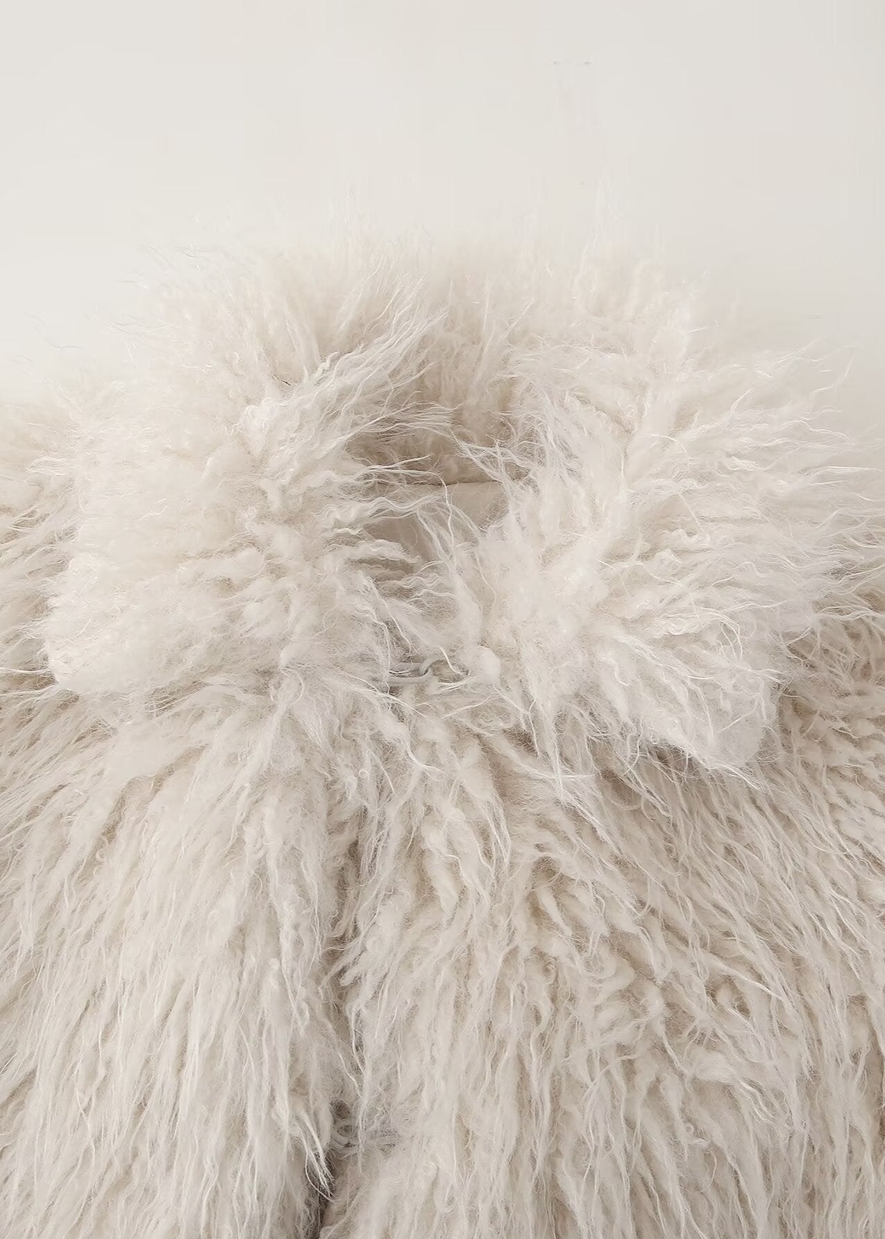 Veste en fausse shearling de luxe