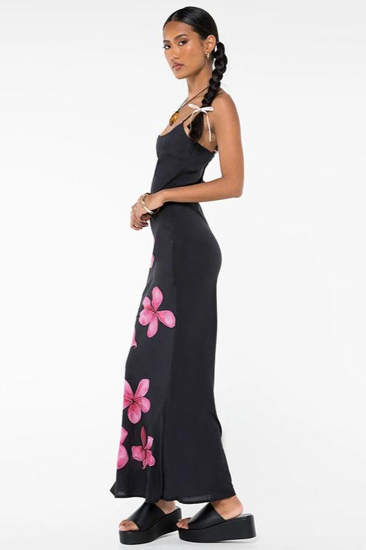 Tropical Bliss - Maxi-jurk met bloemenprint