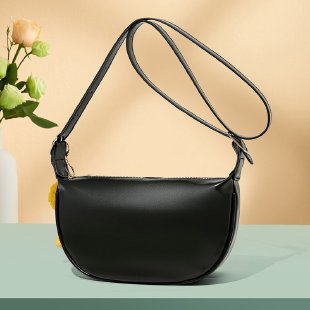 Soft-Leather Fun-Charm Cross-Body Bag