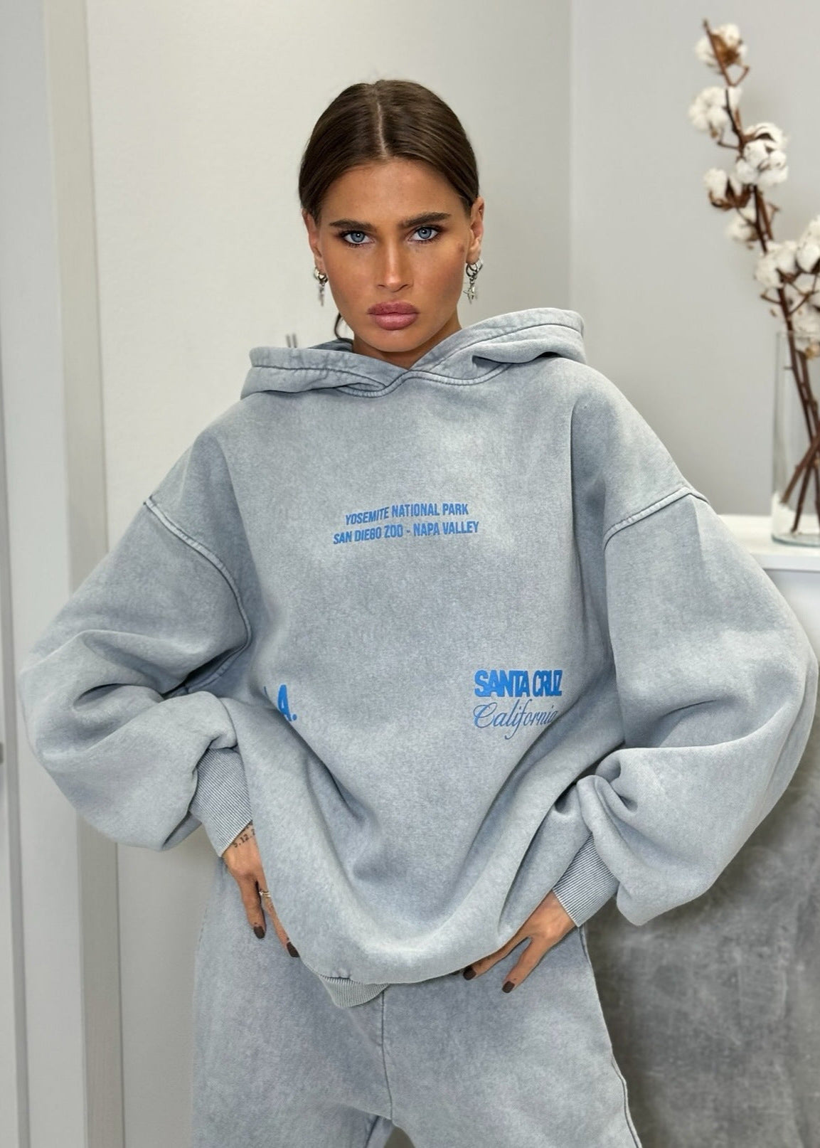 California Oversized Hoodie Set