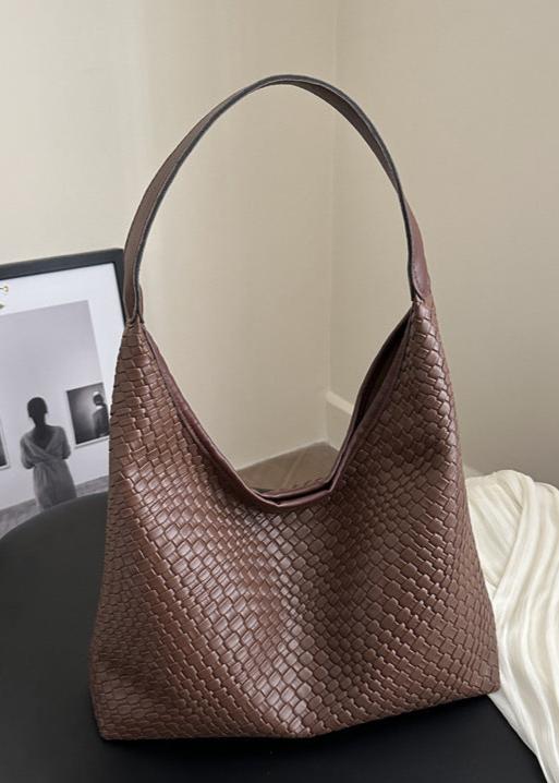 Sac à bandoulière hobo en texture tissée