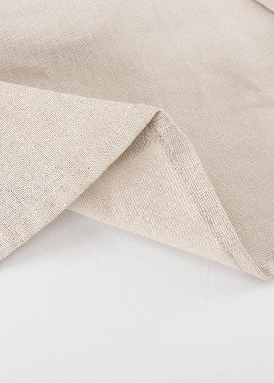 Solana Tie-Back Dress - Linen Halter Mini