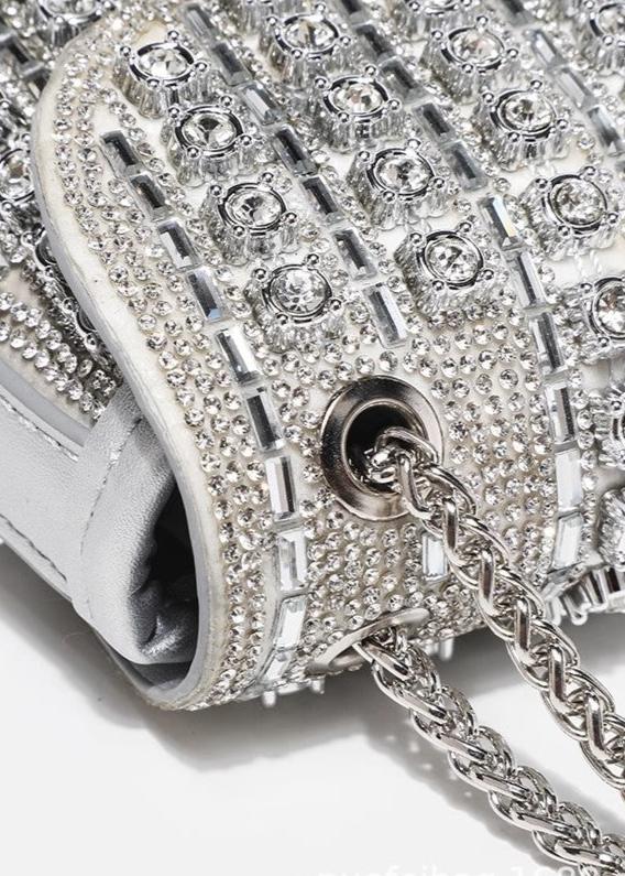 Celeste - Rhinestone Crystal Evening Clutch