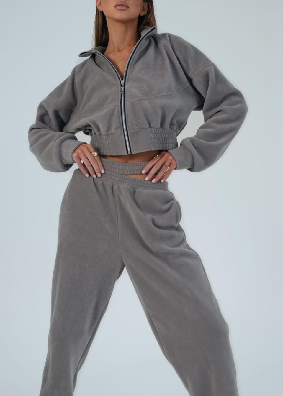 Luxe Fleece Twee-Delige Lounge Set