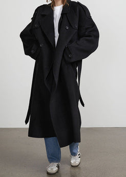 Eleanor - Classic Double-Breasted Overcoat