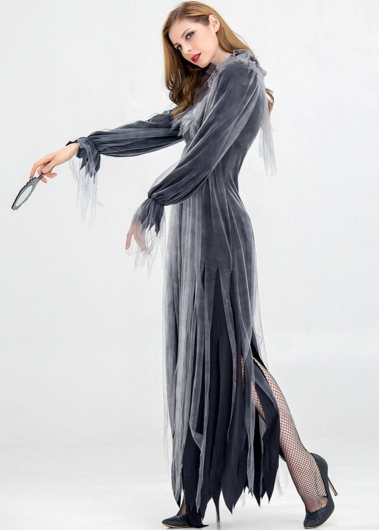 Sposa Fantasma - Costume di Halloween da Abito da Sposa Infestato per Donna