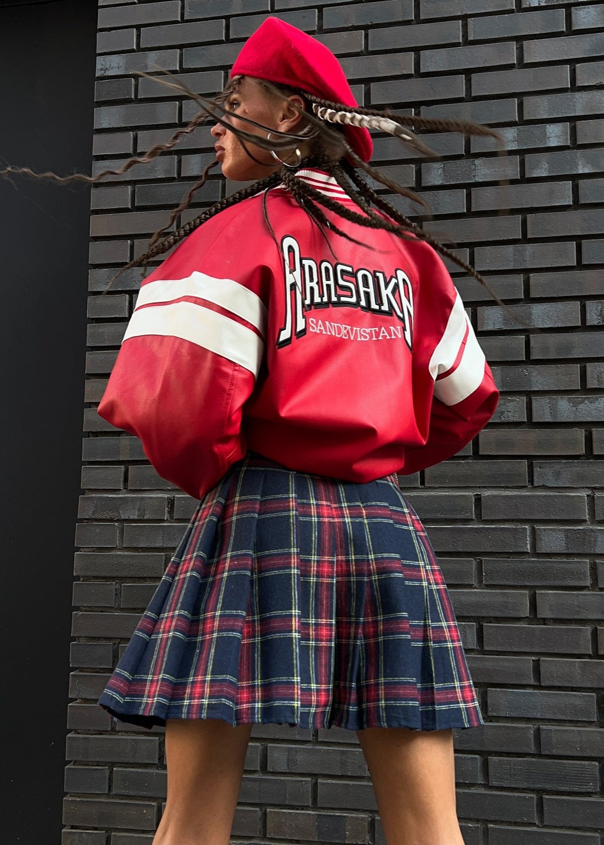 Retro Varsity Bomber Jacket